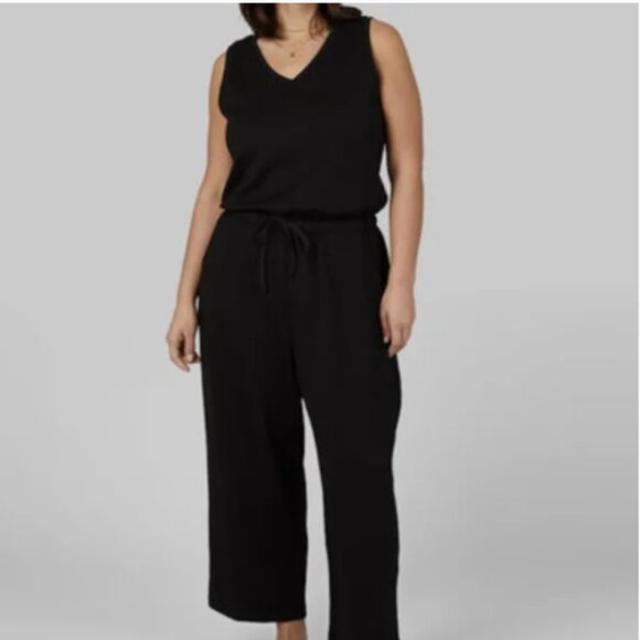NWT 32 DEGREES WOMEN'S STUDIO TECH JUMPSUIT - Black size XXL - Picture 1 of 5